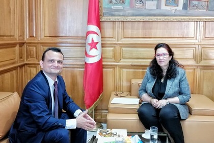 Посланик Веселин Дянков проведе среща с министъра на културата на Тунизийската република